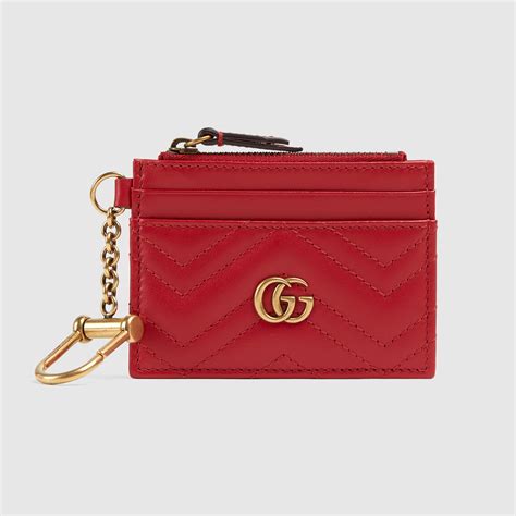 gucci key chain wallet|gucci marmont keychain wallet.